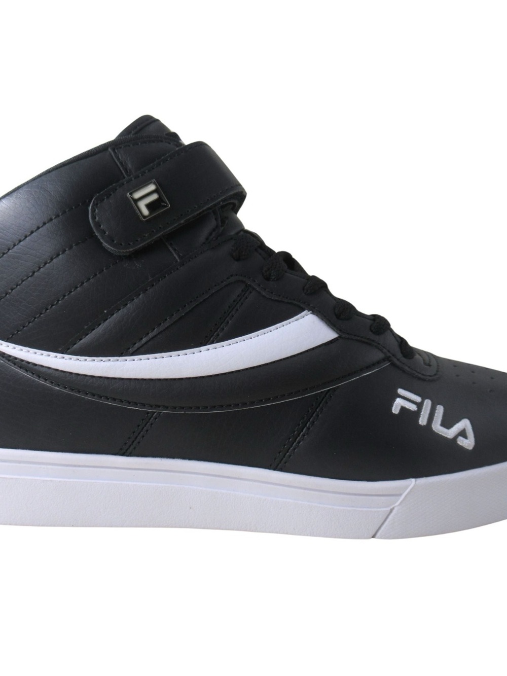 Fila Black and White Men's High-Top Sneakers - Picture 2 of 7